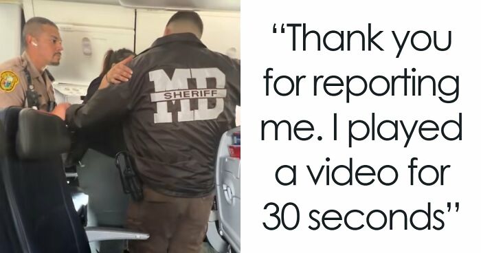 Woman Loses It After Getting Kicked Off Plane For Watching Videos Without Headphones