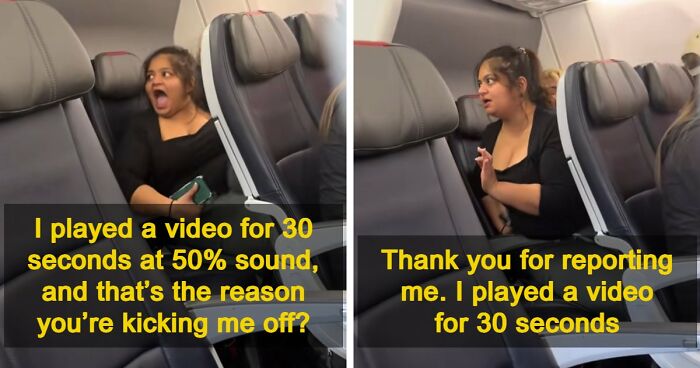 Woman Loses It After Getting Kicked Off Plane For Watching Videos Without Headphones