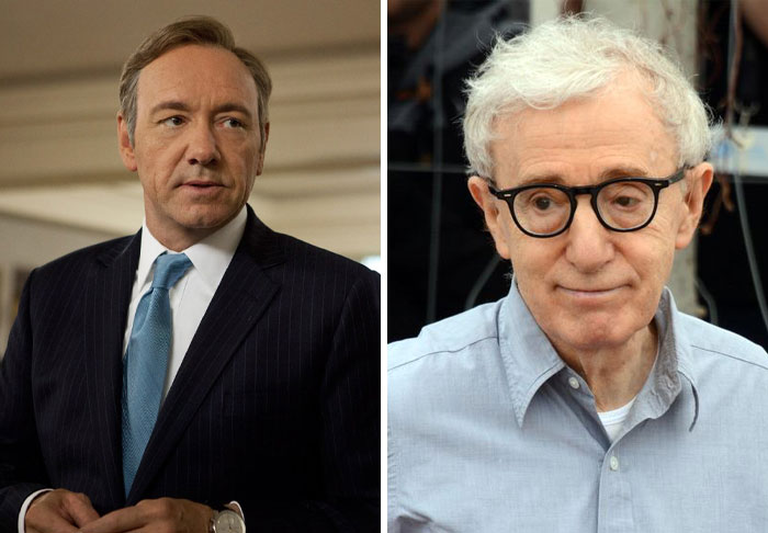 Two celebrities pictured side by side, representing people confessing which celebrities they used to like but now hate.