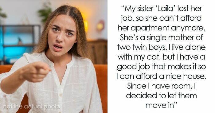 “Just Chill Out”: Single Mom Disregards Sis’s One Rule About Cat, She And Kids Get Kicked Out