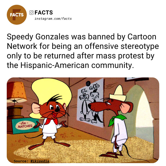 Speedy Gonzales cartoon characters in a Mexican-style room illustrating interesting facts for daily brain-care.