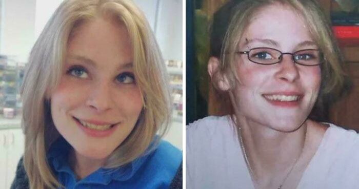 Two side-by-side portraits of the same young woman with blonde hair illustrating unsettling mysteries that continue to fascinate.