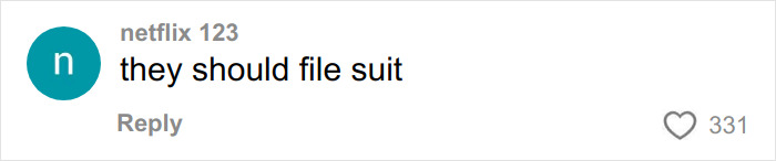 Comment on social media saying they should file suit in response to US track star losing title due to officials' mistake.