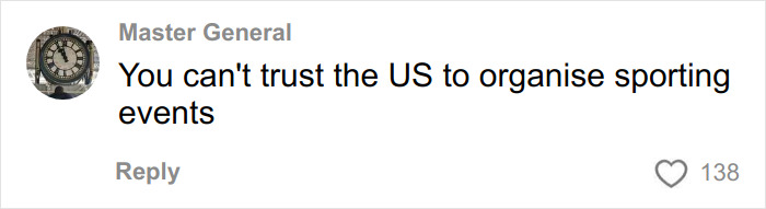 Comment on sporting event trust, highlighting US track star's fate after officials' mistake reveals astonishing truth in probe.
