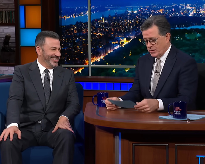 Vince Vaughn aparece como apresentador da madrugada Jimmy Kimmel e Stephen Colbert Vince Vaughn aparece como apresentador da madrugada Jimmy Kimmel e Stephen Colbert