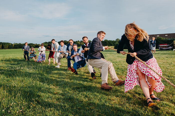 Then Someone Suggested A Tug Of War