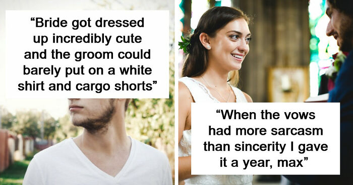 81 Things That Happened At A Wedding That Screamed “They’re Not Going To Last Long”