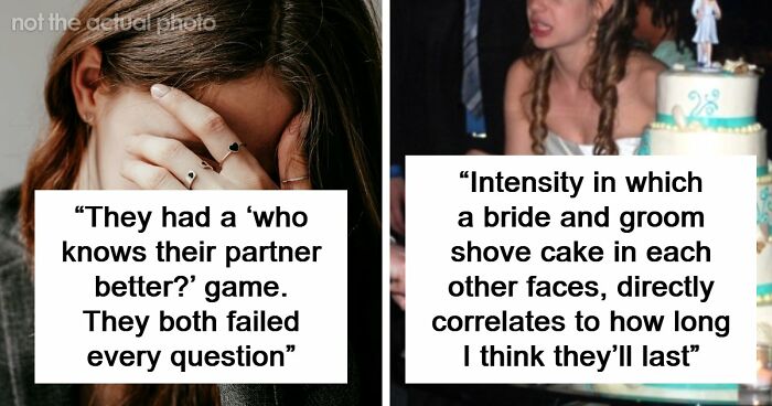 81 Things That Happened At A Wedding That Screamed “They’re Not Going To Last Long”