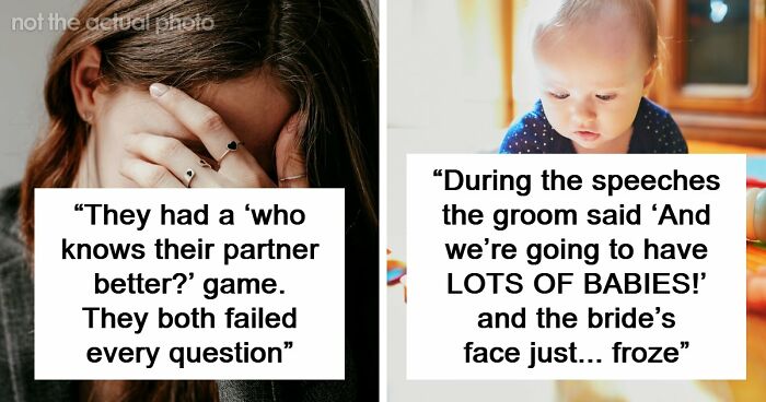 81 Wedding Moments In Which People Realized That The Marriage Wasn’t Going To Last Long