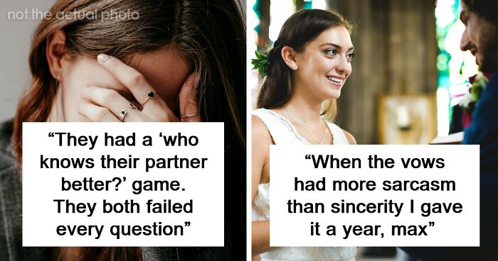 81 Things That Happened At A Wedding That Screamed “They’re Not Going To Last Long”