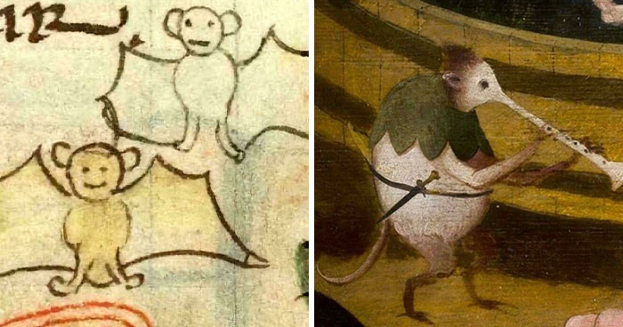 77 Cool And Bizarre Creatures Modern People Noticed In Medieval Art