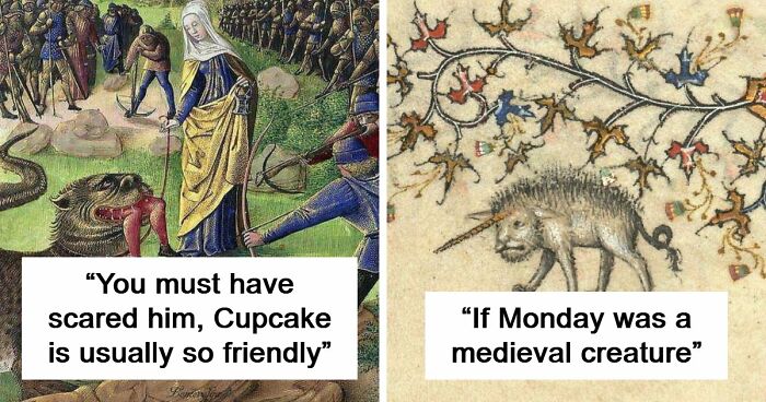 77 Cool And Bizarre Creatures Modern People Noticed In Medieval Art
