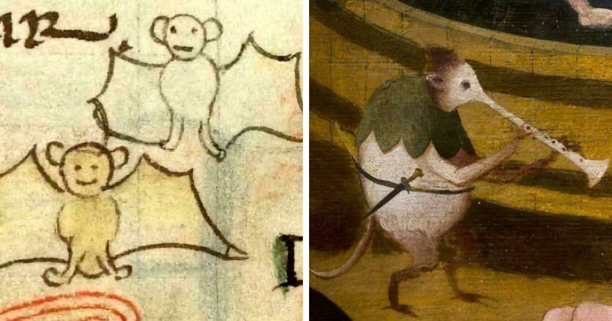 77 Cool And Bizarre Creatures Modern People Noticed In Medieval Art