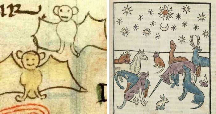77 Cool And Bizarre Creatures Modern People Noticed In Medieval Art