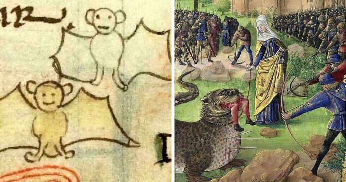 77 Cool And Bizarre Creatures Modern People Noticed In Medieval Art