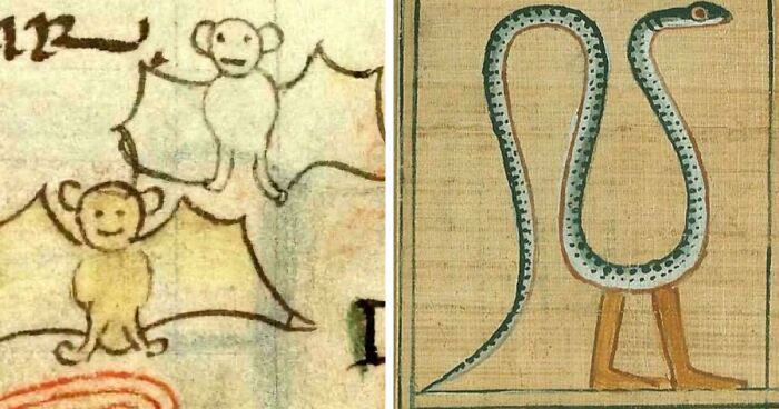 77 Cool And Bizarre Creatures Modern People Noticed In Medieval Art