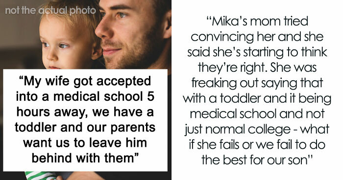 Wife Accepted To Med School, Controlling Parents Try To Steal Their Toddler And Kick Them Out