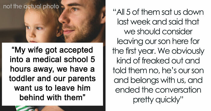 Wife Accepted To Med School, Controlling Parents Try To Steal Their Toddler And Kick Them Out