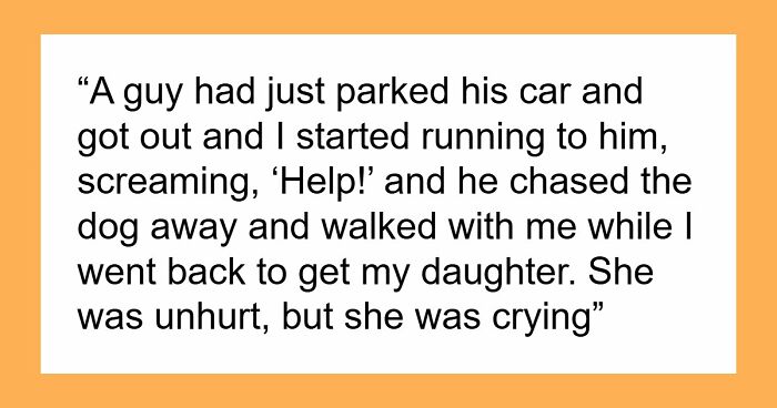 Man Furious At Wife For Tossing 5YO Daughter Over A Fence While Dog Was Charging After Her