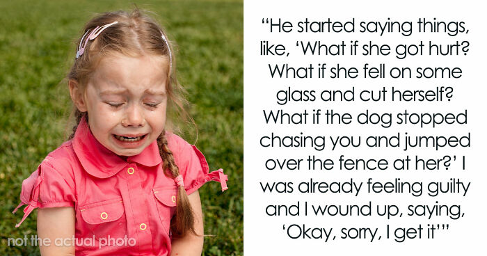 Man Furious At Wife For Tossing 5YO Daughter Over A Fence While Dog Was Charging After Her