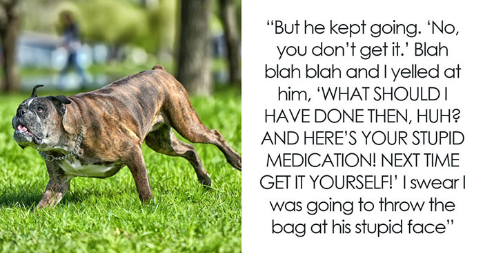 Dad Furious After Wife Hurls Their Daughter Over A Fence To Save Her From A Charging Dog