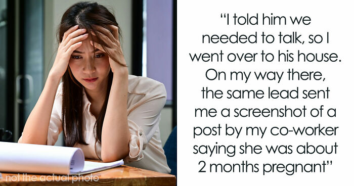 Woman Congratulates Boyfriend And His Pregnant Mistress In Front Of All Coworkers