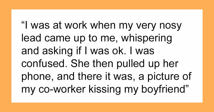 Woman Congratulates Boyfriend And His Pregnant Mistress In Front Of All Coworkers