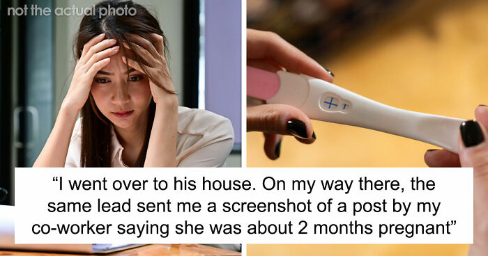 Woman Congratulates Boyfriend And His Pregnant Mistress In Front Of All Coworkers