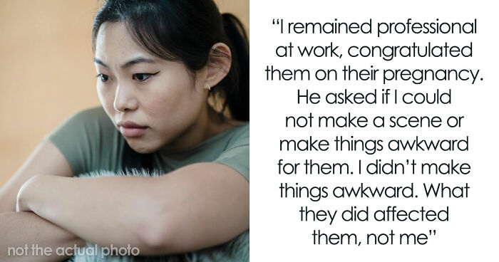 Woman Congratulates Boyfriend And His Pregnant Mistress In Front Of All Coworkers