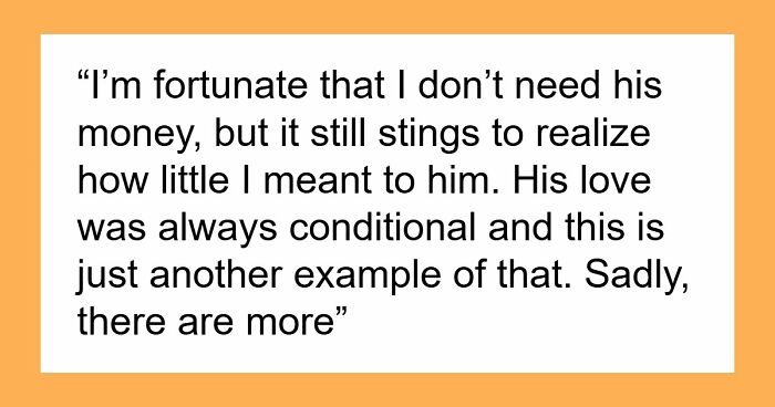 Daughter Refuses To Spend Life Caring For Golden Child Bro, Gets Disinherited For Telling Dad No