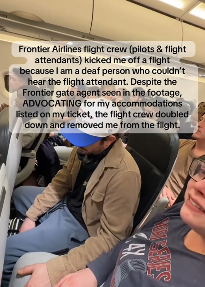 Woman Alleges She Was Kicked Off Flight For Being Deaf As Frontier Reveals The Real Story