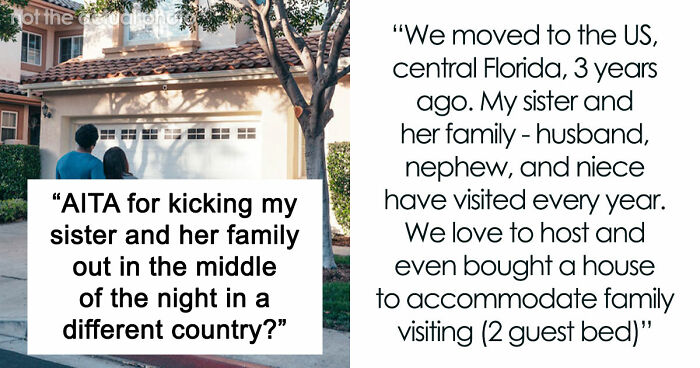 Woman Kicks Sister And Her “Monster” Kids Out In The Middle Of The Night, Bans Them From Visiting