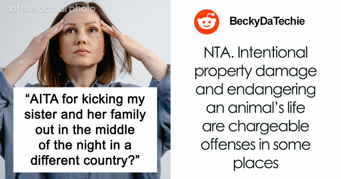 Woman Kicks Sister And Her “Monster” Kids Out In The Middle Of The Night, Bans Them From Visiting