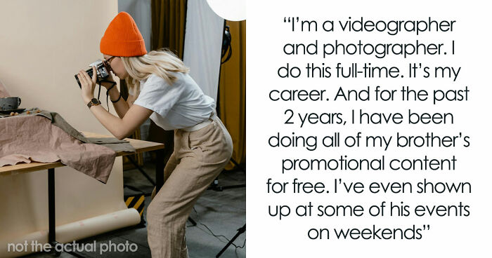 Guy Regrets Dissing Sister’s Whole Career After She Invoices Him For All Her Free Work