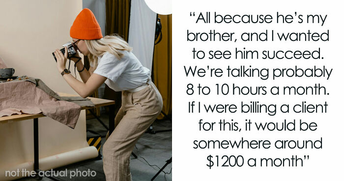 Guy Regrets Dissing Sister’s Whole Career After She Invoices Him For All Her Free Work
