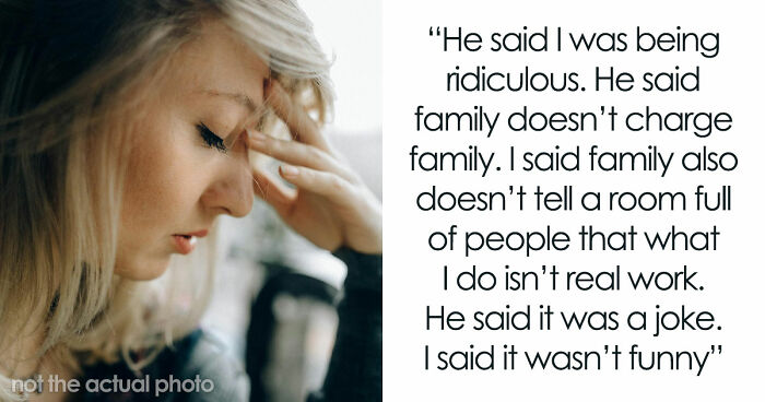 Guy Regrets Dissing Sister’s Whole Career After She Invoices Him For All Her Free Work