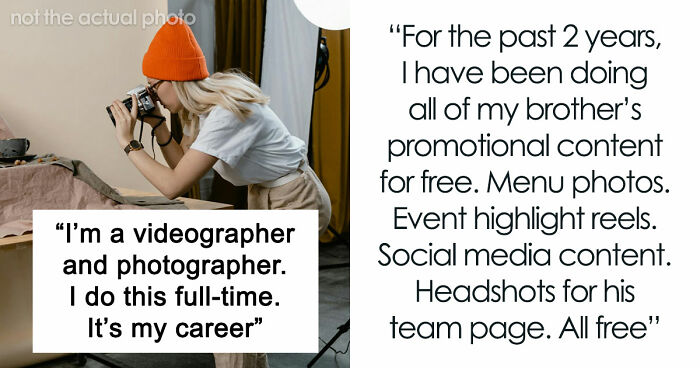Guy Regrets Dissing Sister’s Whole Career After She Invoices Him For All Her Free Work