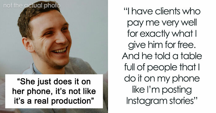 Guy Regrets Dissing Sister’s Whole Career After She Invoices Him For All Her Free Work