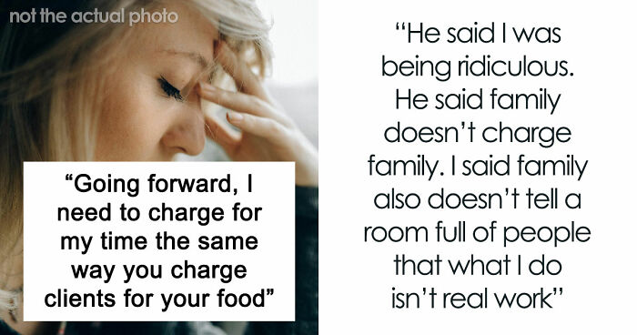 Guy Regrets Dissing Sister’s Whole Career After She Invoices Him For All Her Free Work