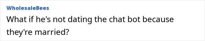 Text comment from WholesaleBees questioning relationship status amid Zach Braff forced to speak out over bizarre accusation.