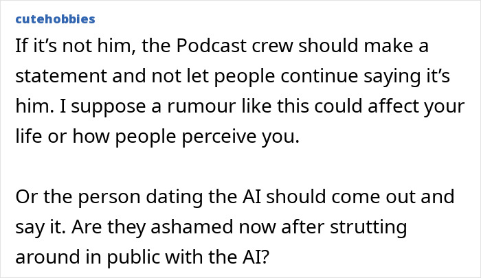 Comment discussing the bizarre accusation involving Zach Braff and its impact on perception and rumors.