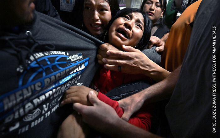 North And Central America, Stories: Ice Arrests At New York Court By Carol Guzy, Zuma Press, Iwitness, For Miami Herald (The Photo Of The Year)
