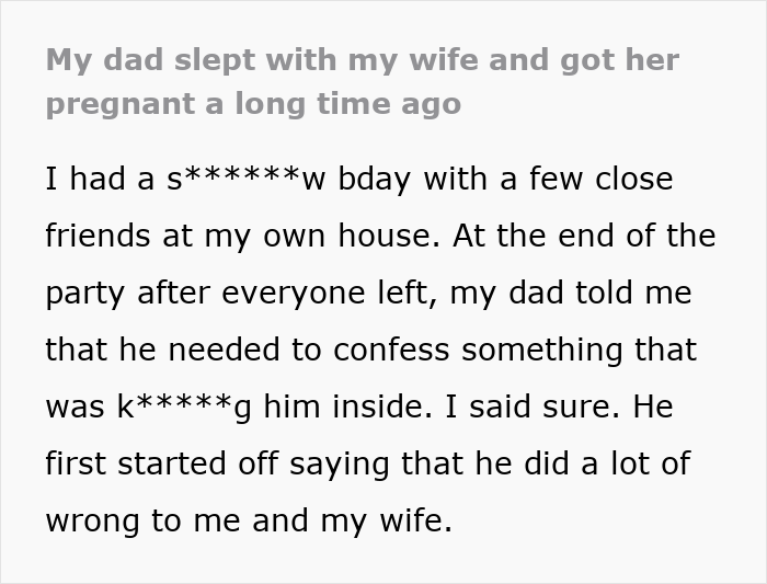 “My Wife Doesn't Know That My Dad Confessed”: Man’s World Shatters After Learning About A Double Betrayal