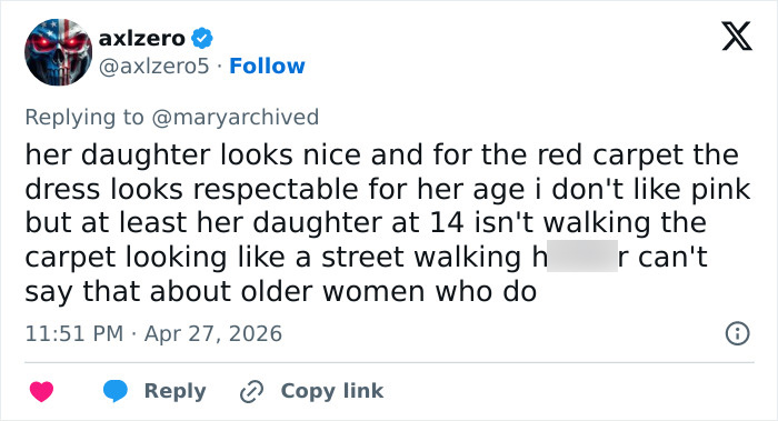 Pink Under Fire Over 14YO Daughter Willow's "Inappropriate" Red Carpet Look