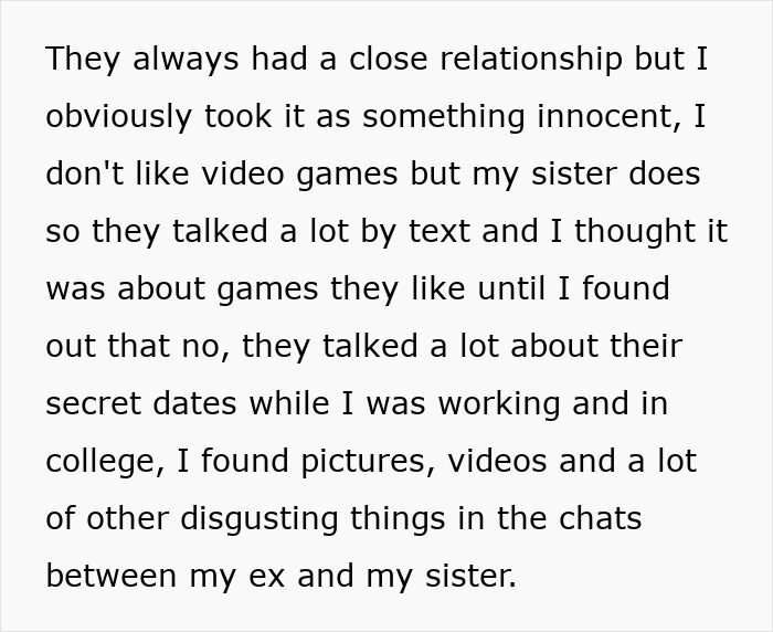 “You’re Sick”: Woman Sends Cruel Message To Sister Who Cheated With Her BF, Doesn’t Regret It At All