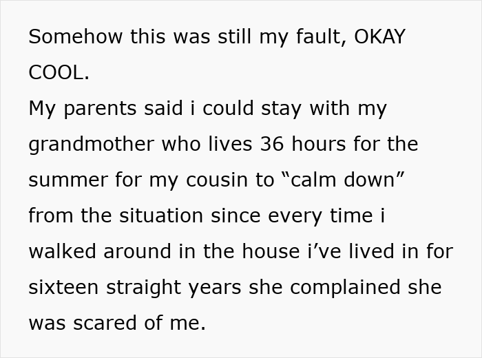 As repetidas mentiras e roubos da prima empurram adolescente para fora da casa dos pais e ela corta todo contato