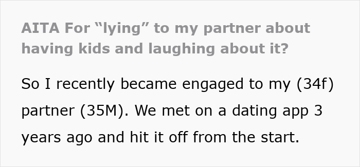 Guy Pretends Fianc&eacute;e Never Said &ldquo;No Kids&rdquo; And Plans Babies In His Head, Mad She Says She&rsquo;s Infertile