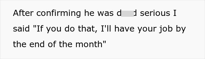 Homem passa de demitido a promovido em questão de semanas depois que chefe corrupto tenta se livrar dele