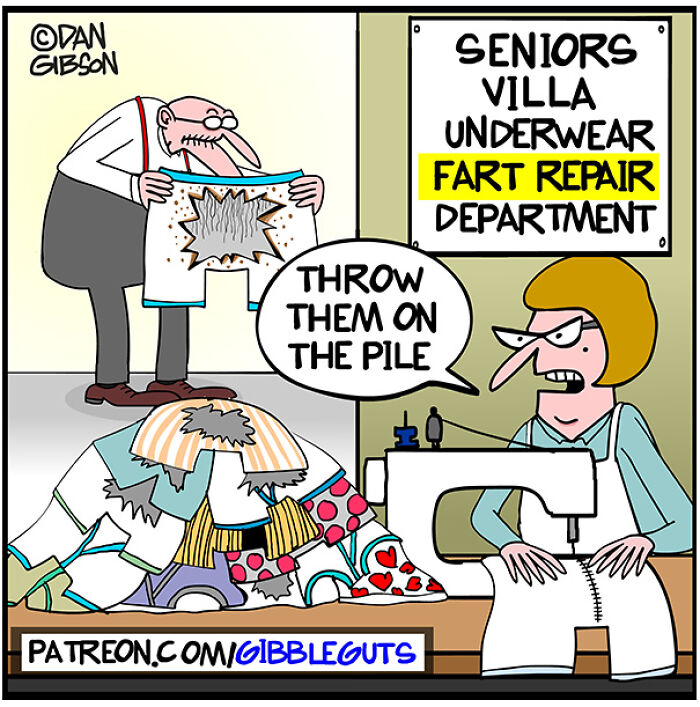 These Hilarious One-Panel Comics By Dan Gibson Prove Growing Old Is Anything But Boring (40 New Pics)