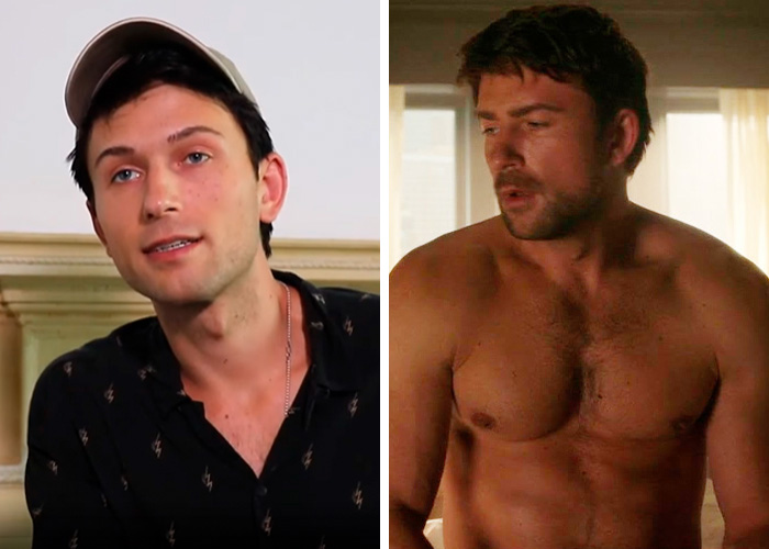 Transformations by Slim: famous man before and after bulking up, showing muscle growth.